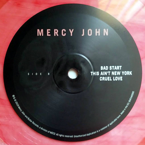 Mercy John : Cruel Love (10", EP, Ltd, Col)