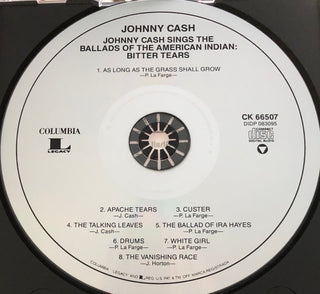 Johnny Cash : Bitter Tears - Ballads Of The American Indian (CD, Album, RE)