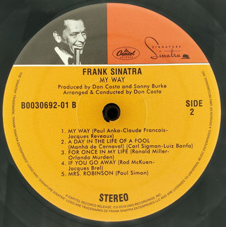 Frank Sinatra : My Way (LP,Album,Reissue,Stereo)