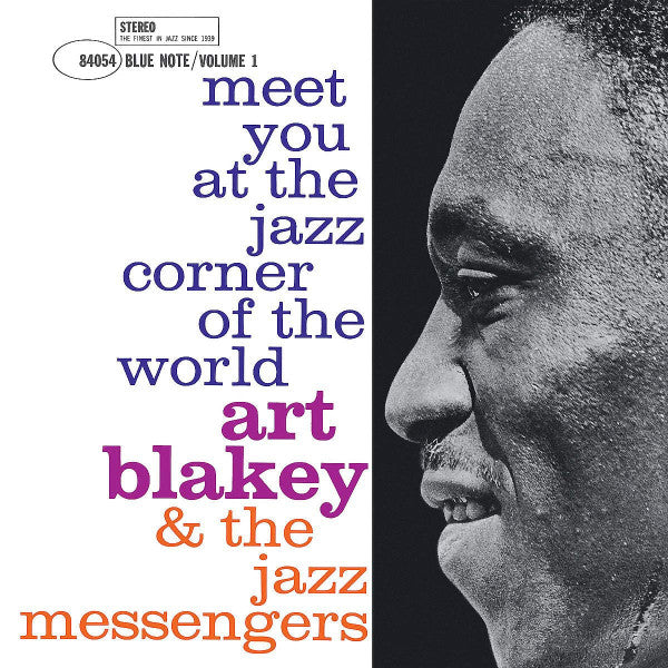 Art Blakey & The Jazz Messengers : Meet You At The Jazz Corner Of The World (Volume 1) (LP,Album,Reissue,Stereo)