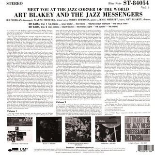 Art Blakey & The Jazz Messengers : Meet You At The Jazz Corner Of The World (Volume 1) (LP,Album,Reissue,Stereo)