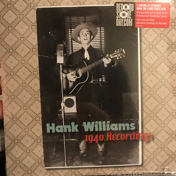 Hank Williams : 1940 Recordings (7",45 RPM,Limited Edition)