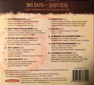 Big Band Of Brothers : A Jazz Celebration Of The Allman Brothers Band (CD, Album)