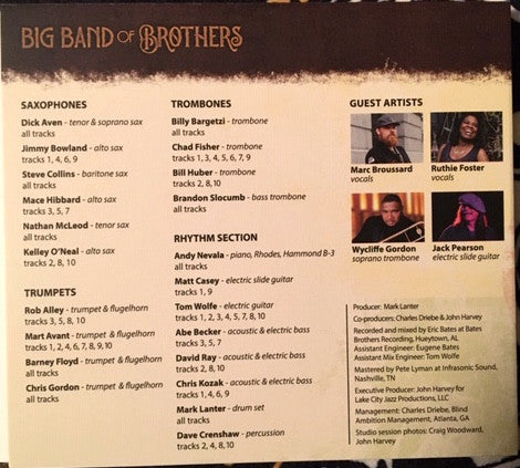 Big Band Of Brothers : A Jazz Celebration Of The Allman Brothers Band (CD, Album)