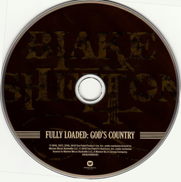 Blake Shelton : Fully Loaded: God's Country (Album,Compilation,Stereo)