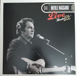 Merle Haggard : Live From Austin TX (1978) (LP,Album,Reissue)