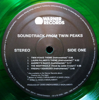 Angelo Badalamenti : Music From Twin Peaks (LP,Album,Limited Edition,Reissue)