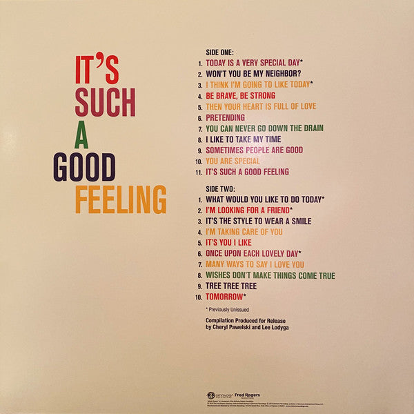 Mister Rogers : It's Such A Good Feeling: The Best of Mister Rogers (LP,Compilation)