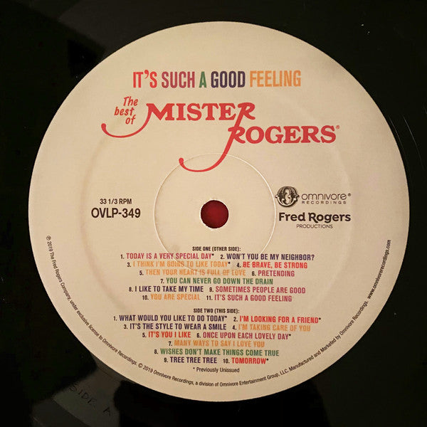 Mister Rogers : It's Such A Good Feeling: The Best of Mister Rogers (LP,Compilation)