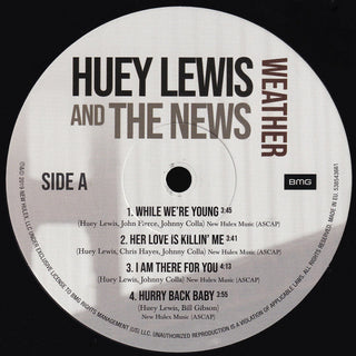 Huey Lewis & The News : Weather (LP,Album,Stereo)