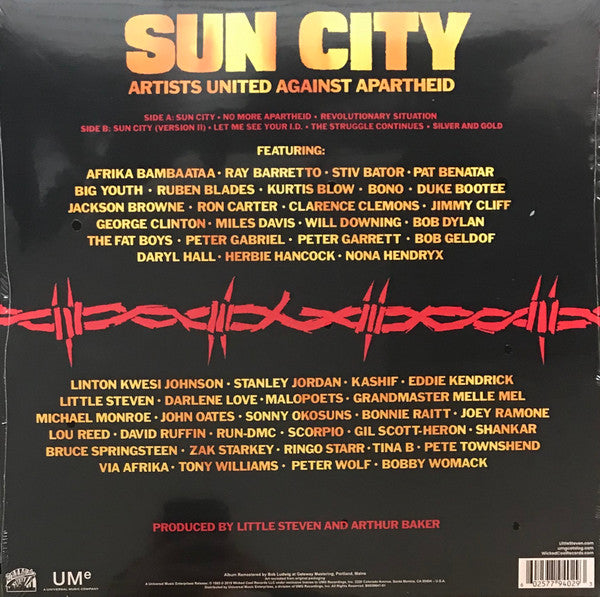 Artists United Against Apartheid : Sun City (LP,Album,Reissue,Remastered)