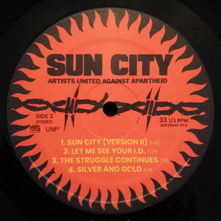 Artists United Against Apartheid : Sun City (LP,Album,Reissue,Remastered)