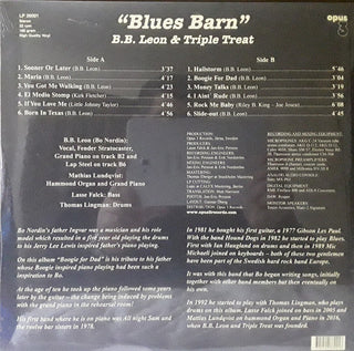 B.B. Leon & Triple Treat : "Blues Barn" (LP, Album, Gat)