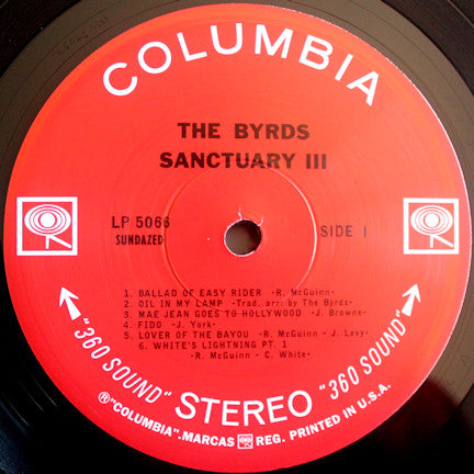 The Byrds : Sanctuary III (LP, Comp, RE)