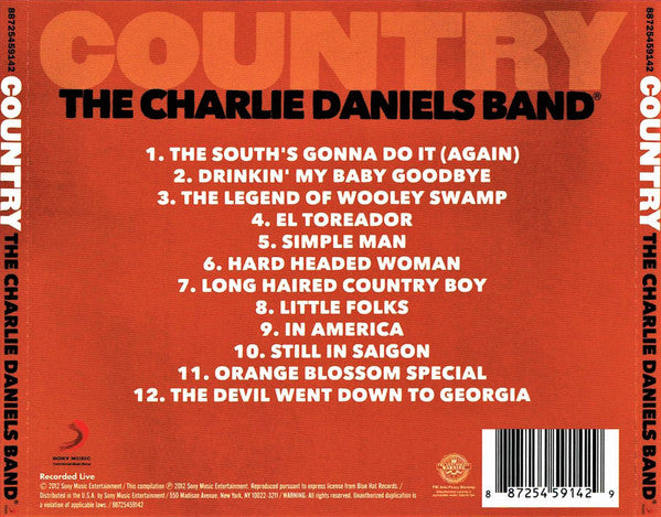 The Charlie Daniels Band : Country  (CD, Album, Comp)