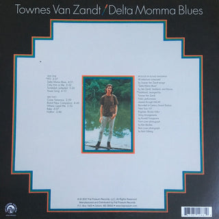 Townes Van Zandt : Delta Momma Blues (LP, Album, Ltd, RE, 180)