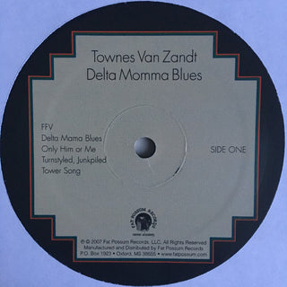 Townes Van Zandt : Delta Momma Blues (LP, Album, Ltd, RE, 180)