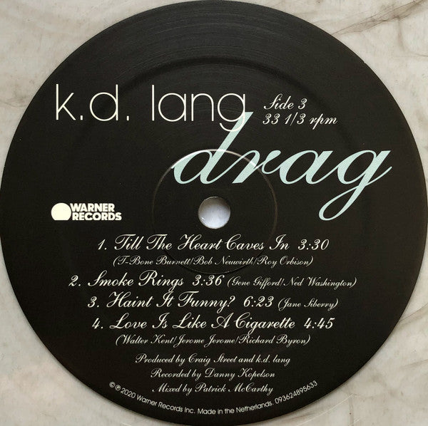 k.d. lang : Drag (LP,Limited Edition)