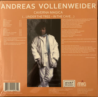 Andreas Vollenweider : Caverna Magica (...Under The Tree - In The Cave...) (LP,Album,Reissue)