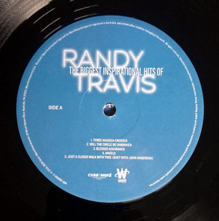 Randy Travis : The Biggest Inspirational Hits Of Randy Travis: Three Wooden Crosses (LP,Compilation)