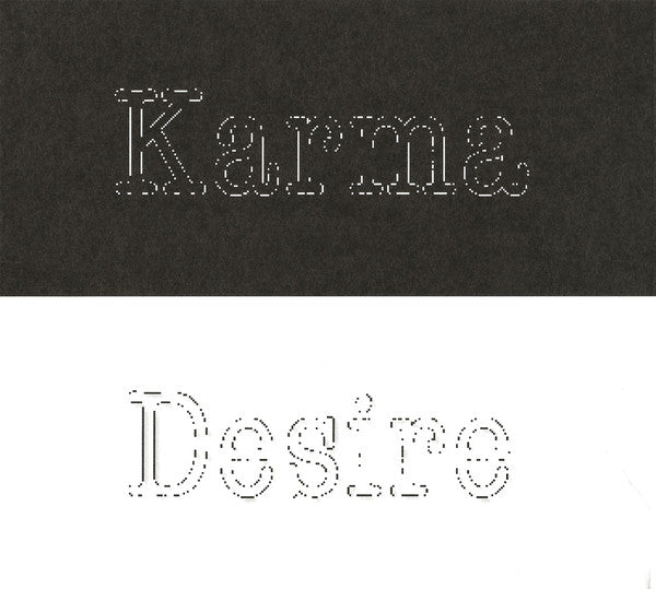 Actress : Karma & Desire (CD, Album)