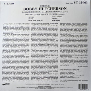 Bobby Hutcherson : Oblique (LP,Album,Reissue)