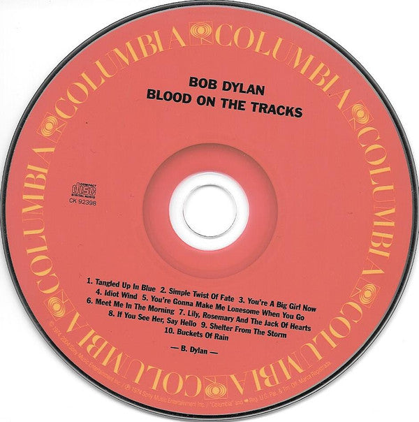 Bob Dylan : Blood On The Tracks (CD, Album, RE, RM)