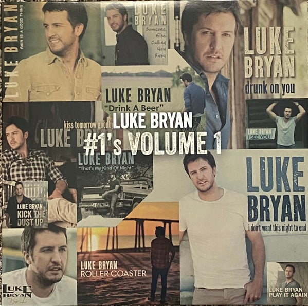 Luke Bryan : #1's Volume 1 (LP,Compilation,Limited Edition,Stereo)