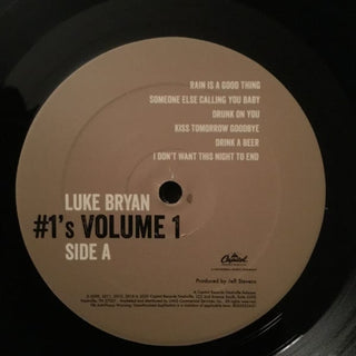 Luke Bryan : #1's Volume 1 (LP, Comp, Roo)