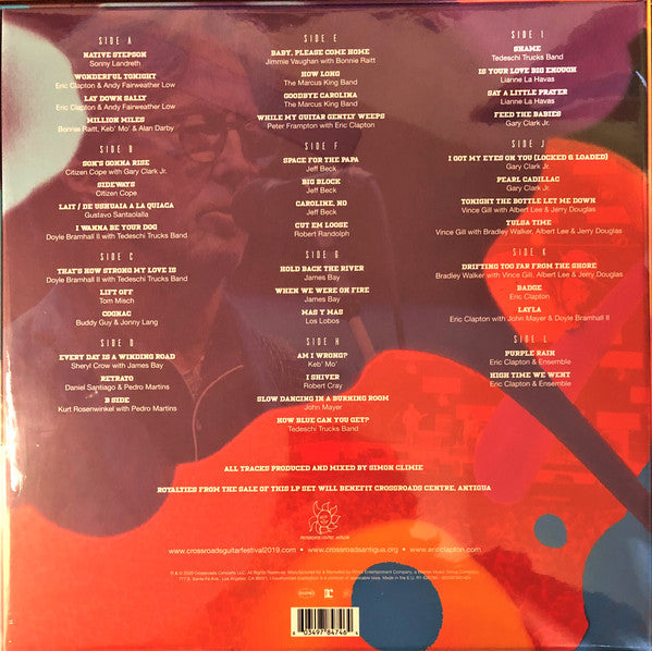 Eric Clapton : Eric Clapton's Crossroads Guitar Festival 2019 (LP,Compilation,Stereo)