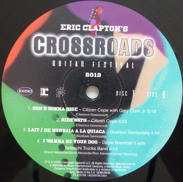 Eric Clapton : Eric Clapton's Crossroads Guitar Festival 2019 (LP,Compilation,Stereo)