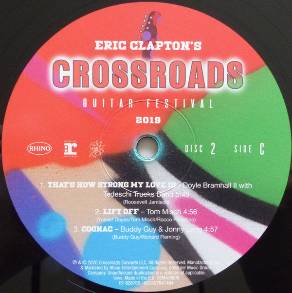 Eric Clapton : Eric Clapton's Crossroads Guitar Festival 2019 (LP,Compilation,Stereo)