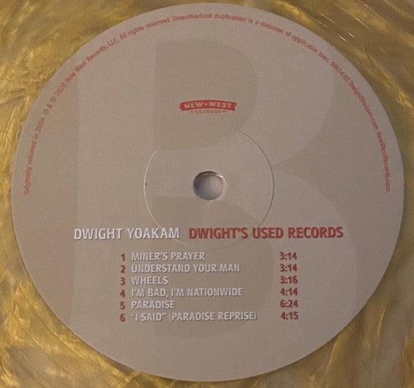 Dwight Yoakam : Dwight's Used Records (LP, Comp, RE, Gol)