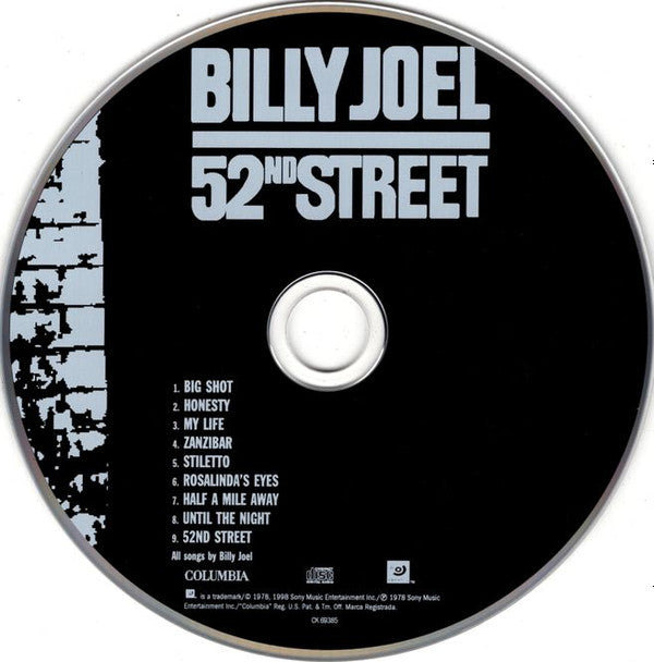 Billy Joel : 52nd Street (Album,Reissue,Remastered)