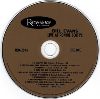 Bill Evans : Live At Ronnie Scott's (2xCD, Album, Dig)