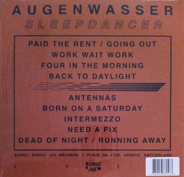 Augenwasser : Sleepdancer (LP, Album, Ltd, Red)