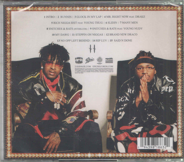 21 Savage & Metro Boomin : Savage Mode II (CD, Album)