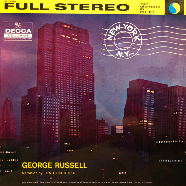 George Russell Orchestra : New York, N.Y. (LP,Album,Reissue,Stereo)