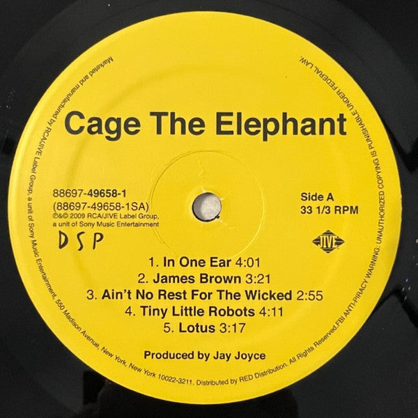 Cage The Elephant : Cage The Elephant (LP, Album, RE)