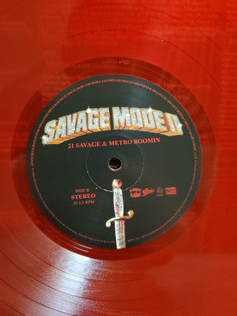 21 Savage - Savage on sale Mode Vinyl (New Sealed) Metro Boomin