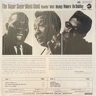 Howlin' Wolf, Muddy Waters & Bo Diddley : The Super Super Blues Band (LP,Album,Limited Edition,Reissue,Stereo)