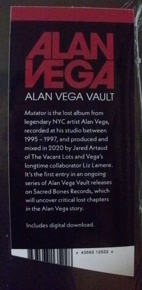 Alan Vega : Mutator (LP,Album)