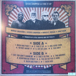 Steve Cropper : Fire It Up (LP,Album,Stereo)