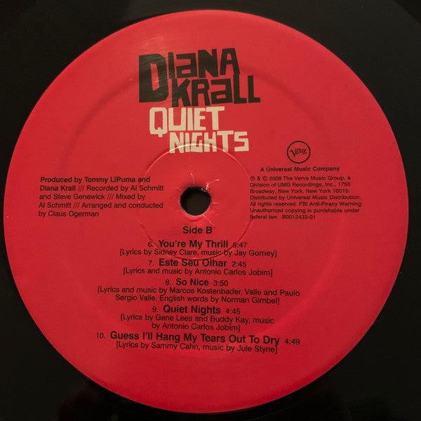 Diana Krall : Quiet Nights (LP, Album, 180)