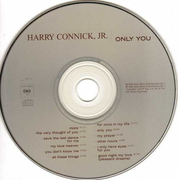 Harry Connick, Jr. : Only You (CD, Album)