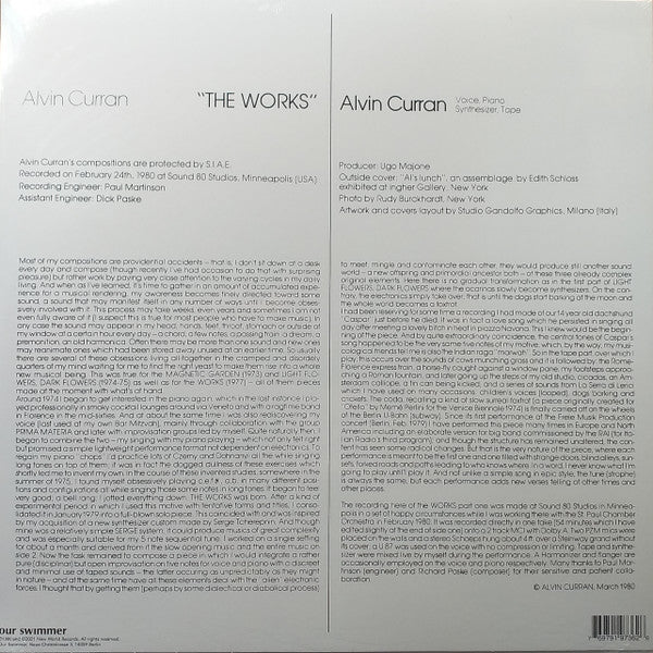 Alvin Curran : The Works (LP, Album, RE)