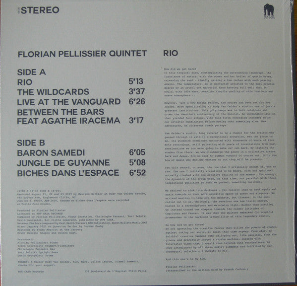 Florian Pellissier Quintet : Rio (LP,Album,Stereo)