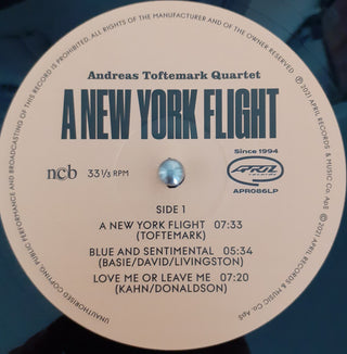 Andreas Toftemark Quartet : A New York Flight  (LP)