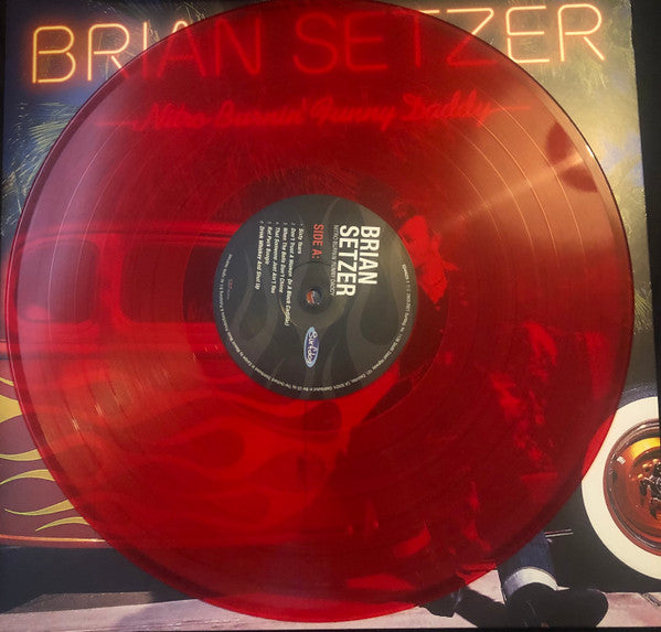 Brian Setzer : Nitro Burnin’ Funny Daddy (LP, Album, RE, Red)