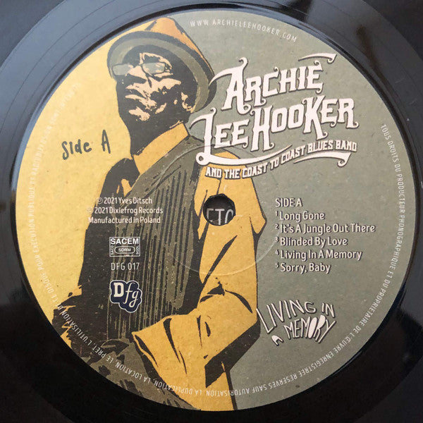 Archie Lee Hooker & The Coast to Coast Blues Band : Living In A Memory (LP,Album,Stereo)